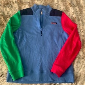 Vineyard Vines Shep Shirt 1/4" Zip Pullover medium